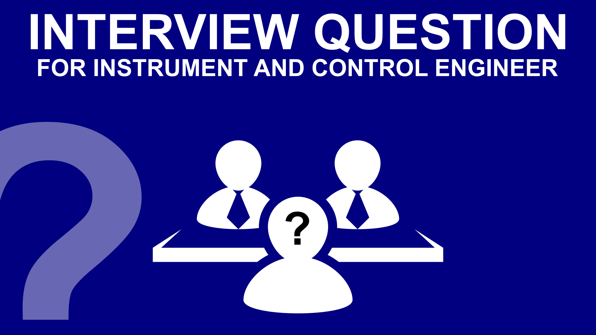 Interview Questions on Instrumentation Part1 WOIN