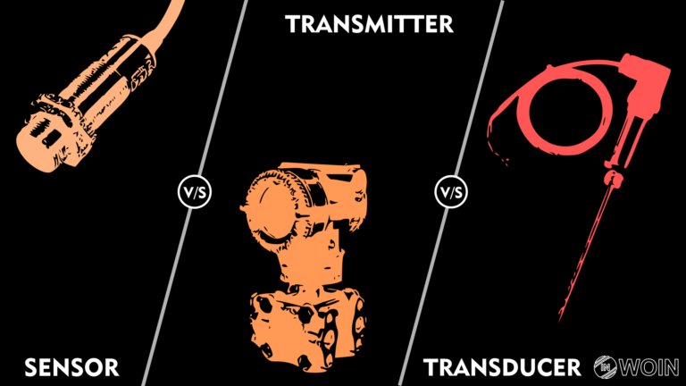 What is the difference between Sensor, Transducer, and Transmitter?