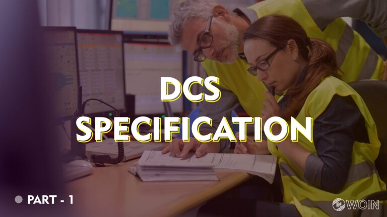 Specifications that need to be considered before selecting DCS