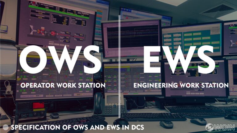 Specifications of Operator and Engineering Workstations for DCS
