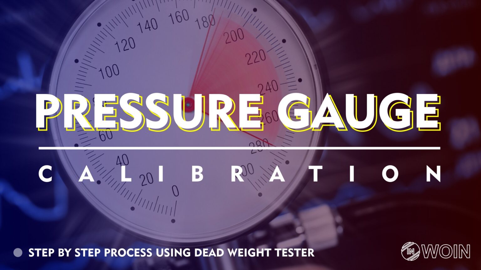 Dead Weight Tester How to calibrate Pressure Gauge WOIN