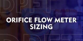 ORIFICE FLOW METER SIZING