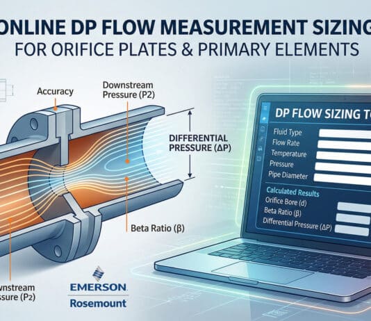 Free sizing tool for Orifice flow meter