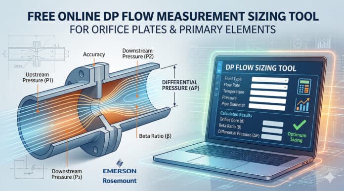 Free sizing tool for Orifice flow meter
