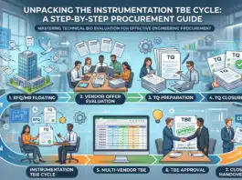 Procurement cycle for an instrumentation package Procurement cycle for an instrumentation package