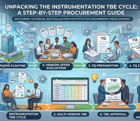 Procurement cycle for an instrumentation package