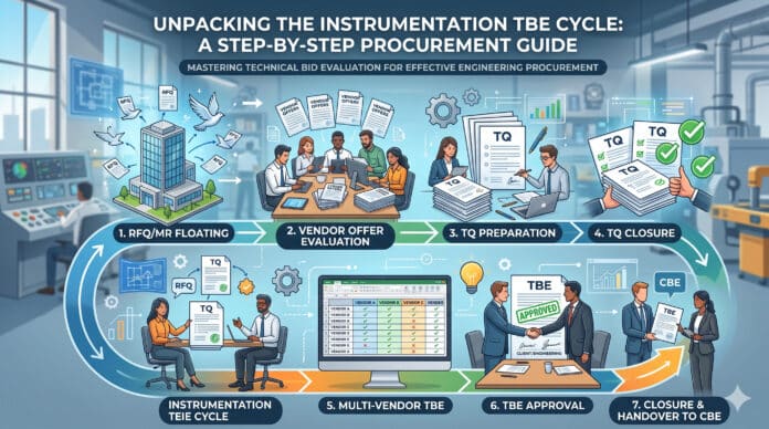 Procurement cycle for an instrumentation package
