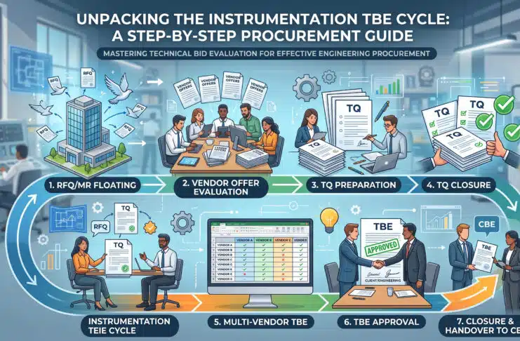 Procurement cycle for an instrumentation package