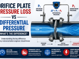 Orifice Plate Pressure Loss vs Differential Pressure: What’s the Difference?
